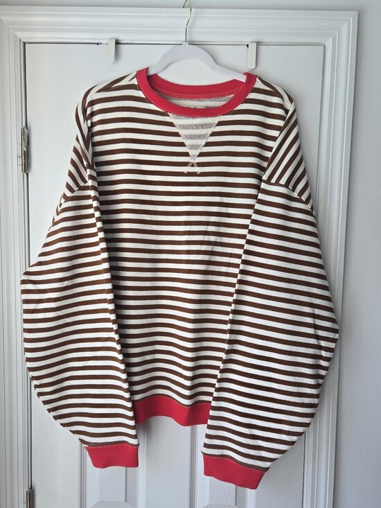 We The Free Tops - Free People Striped Crewneck